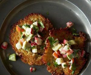 Golden Quinoa Cakes with Salsa Fresca