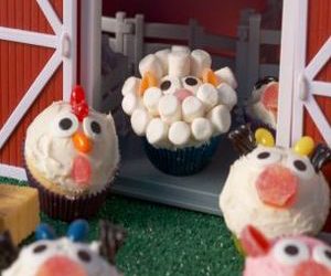 Barnyard Vanilla Cupcakes