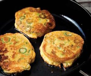 Okra Cornmeal Cakes