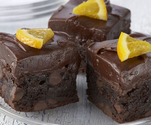 Orange-Kissed Brownies