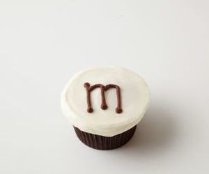 Monogrammed Cupcakes