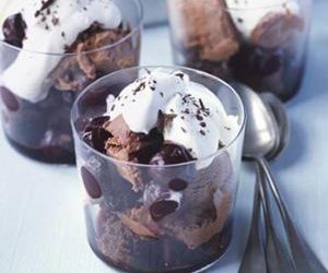 Black Forest Sundaes With Brownies