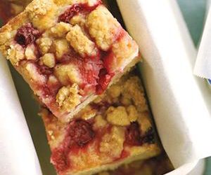 Sour Cherry Crumb Cakes