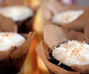 Chocolate Cupcakes (Vegan! Gluten-Free!) & Coconut Icing