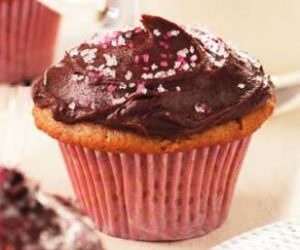 Vanilla Cupcakes With Chocolate Frosting