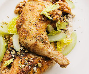 Roast Half Chicken with Cashew Tarator and Celery recipes