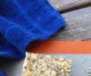 Raw peanut butter hemp bars