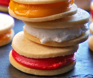 Sugar Cookie Sorbet Sandwiches