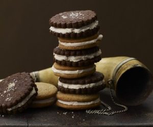 Salt-N-Pepper Sandwich Cookies