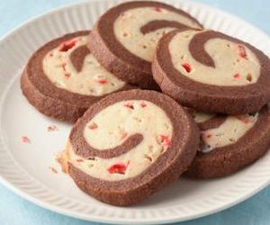 Chocolate Peppermint Pinwheel Cookies