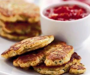 Cheesy Corn Cakes