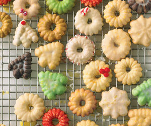 Glazed Spritz Cookies