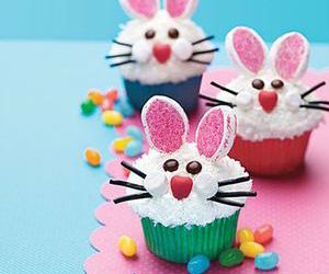 Bunny Face Cupcakes