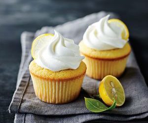 Double Lemon Cupcakes with Whipped Cream