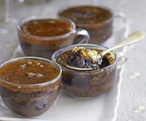 Chocolate Brownie & Boozy Cherry Brûlées