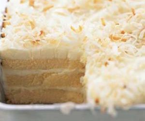 Toasted-Coconut Refrigerator Cake