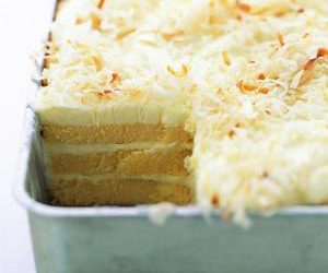 Toasted-Coconut Refrigerator Cake