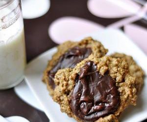 Peanut Butter & Fudge Oatmeal Cookies