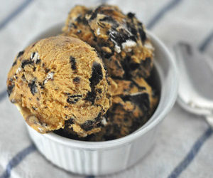 Pumpkin Cookies and Cream Ice Cream