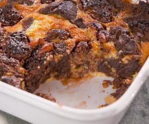 Ultimate Brownie Bread Pudding with Coconut Chunks