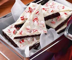 Peppermint Bark Brownies