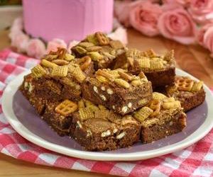 Snack Mix Brownies