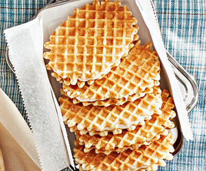 Butter-Waffle Cookies and Mascarpone