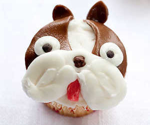 Boston Terrier Cupcakes