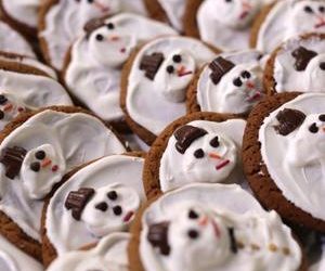 Melted Snowman Peanut Butter Cookies