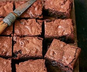 Bourbon, black cherry & bacon brownies