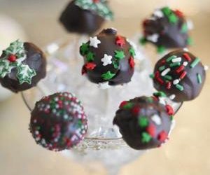 Christmas Brownie Lollipops