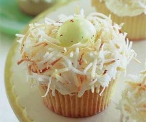 Easter Egg Nest Cupcakes