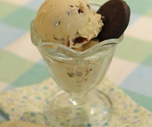 Mint-Cookie Ice Cream Made with Girl Scout Thin Mint Cookies