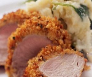 Roasted Pork Tenderloin with Sage Corn Bread Crust recipes