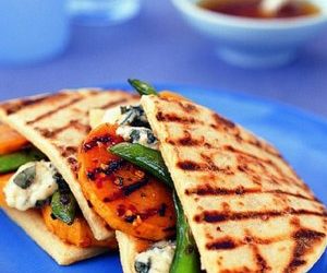 Grilled Sweet Potato and Blue Cheese Panini