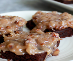 German Chocolate Brownies