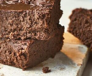 Healthy chocolate brownies