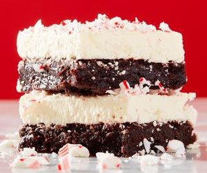 Peppermint Bark Brownies